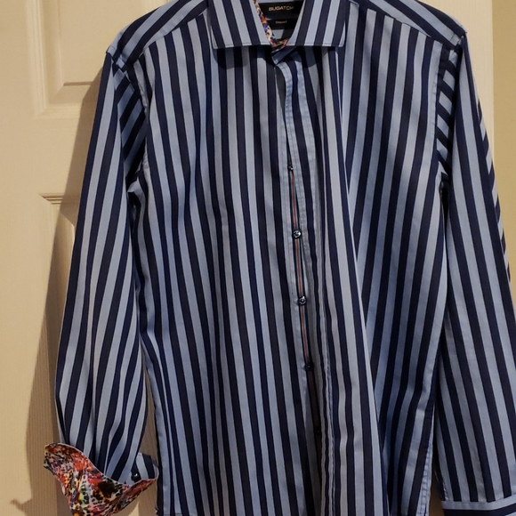 Bugatchi mens casual shirt, like new, excellent co - Picture 4 of 4